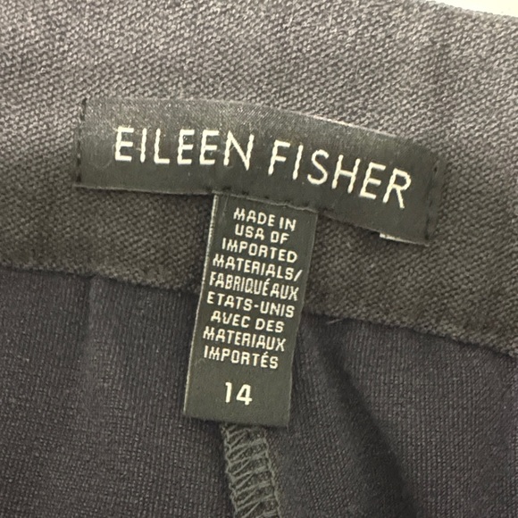 Eileen Fisher Elegant Gray Trousers Size 14 - Picture 5 of 7